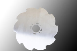 Inox GR220 flasque par découpe laser